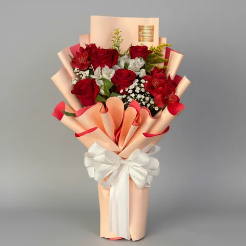 Buquê Coreano de Rosas, buquês luxo com entrega em Aracaju
