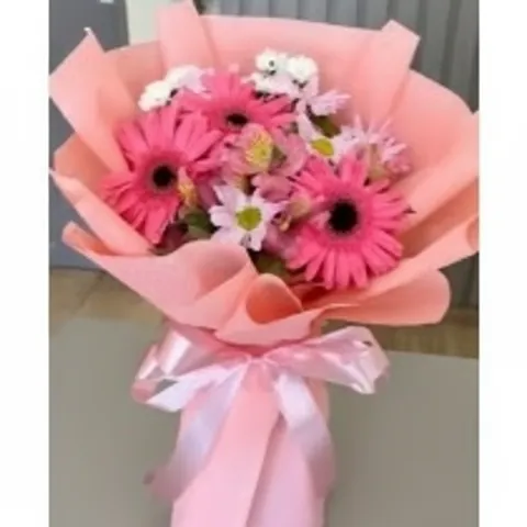 Buquê Coreano de Gerberas com Margaridas, buquês luxo com entrega em Aracaju