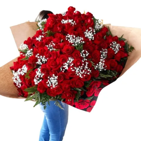 Mega Buque de Rosas, buquês de flores com entrega em Aracaju