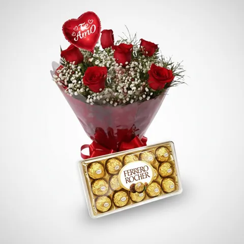 Combo Perfeito, buquês de flores com entrega em Aracaju