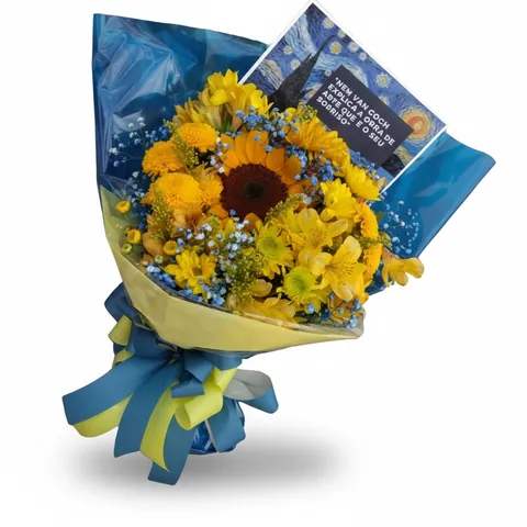Van Gogh Médio, buquês de flores com entrega em Aracaju
