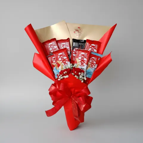 Buquê Kit Kat N° 2, buquês de flores com entrega em Aracaju