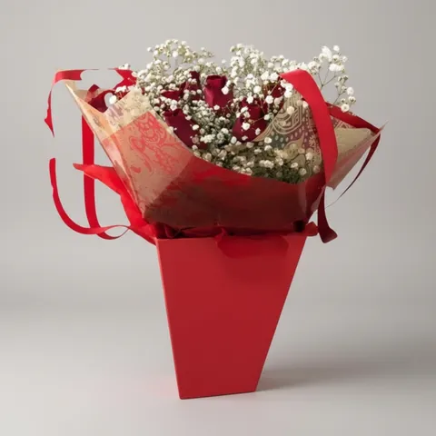 Buquê em Caixa, buquês de flores com entrega em Aracaju