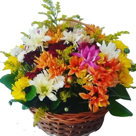 Cesta de Flores de Campo, buquês de flores com entrega em Aracaju