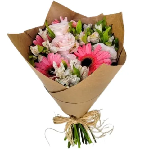 Buque de Rosas com Gerberas, buquês de flores com entrega em Aracaju