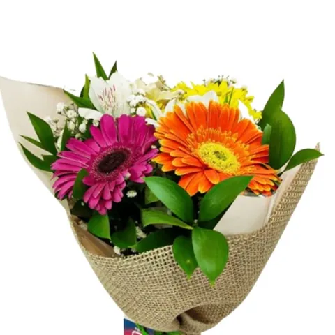 Mini Buque com Gerberas, buquês de flores com entrega em Aracaju
